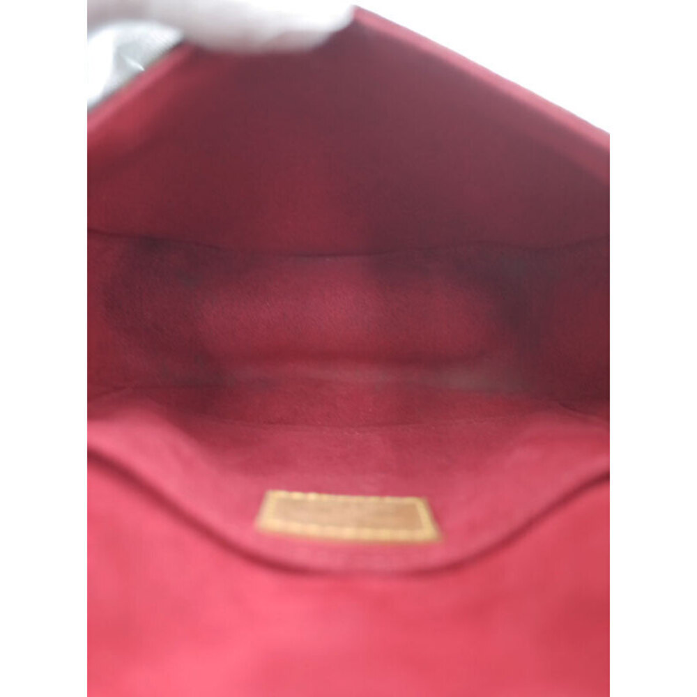 Louis Vuitton Monogram Leather Brown Tan Blanc White Shoulder Bag - Picture 3 of 8